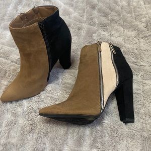 Suede heels
